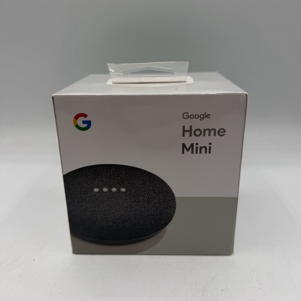 Google Home Mini Smart Speaker Wi-Fi Voice Control Bluetooth Gray GA00216-US